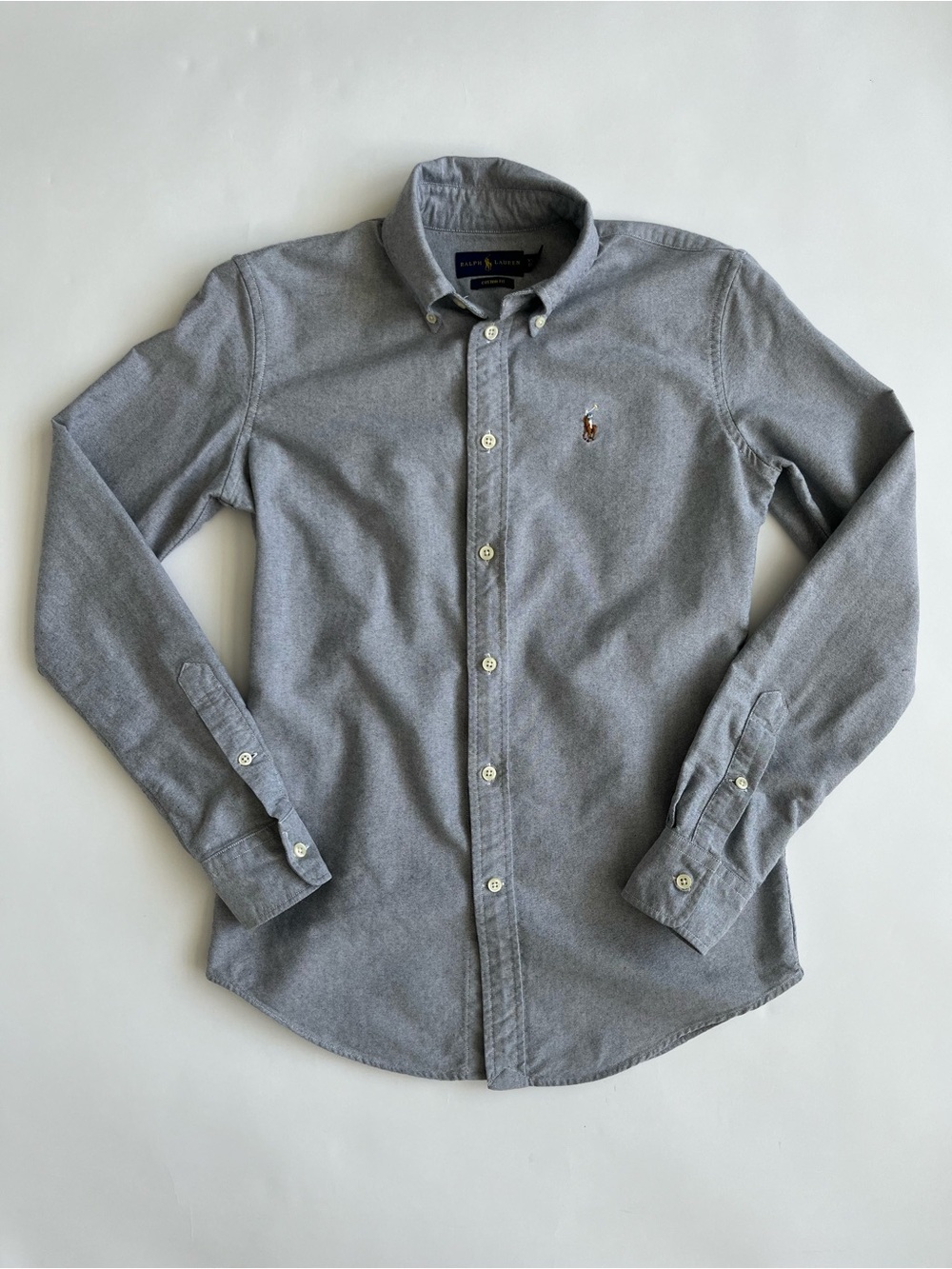 Ralph Lauren Women’s Gray Oxford Button-Down Shirt